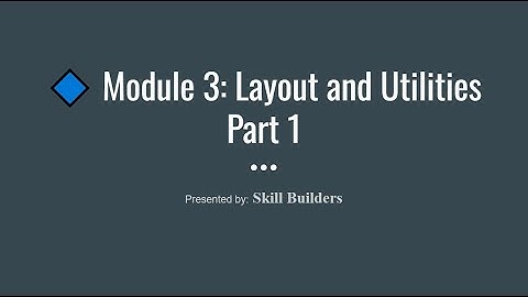 Module 3: Utility Classes Part I – Spacing & Colors (2025) | Bootstrap Tutorial for Beginners