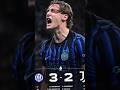 INTER MILAN KALAHIN JUVE TIPIS 3-2 COYY 🔥 #intermilan #forzainter #shortvideo
