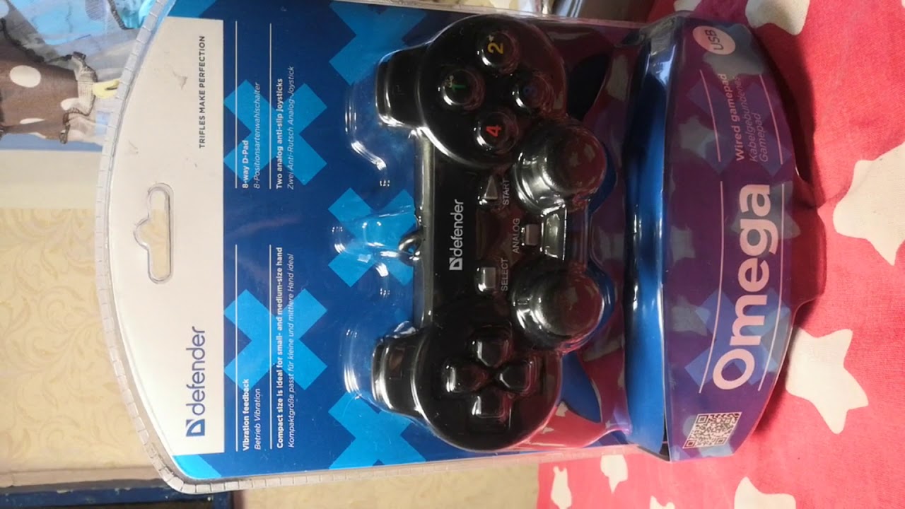 Обзор бюджетного проводного USB геймпада DEFENDER OMEGA на ПК