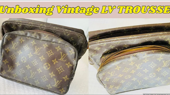 UNBOXING VINTAGE LV TROUSSE