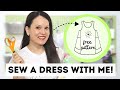 Lets sew a super cute dress with free pattern project dag 2023