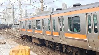 E231系900番台MU11編成新木場高速進入