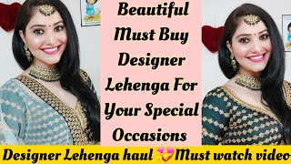 Designer Lehenga In BUDGET Affordable LehengaOnline Shopping Stitched Lehenga Choli reviewzatki