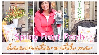 SPRING Front Porch Refresh |  Decorate with Me 2024