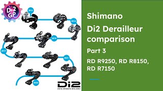 Shimano Derailleur Comparison - Part 3