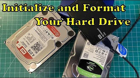 How to Initialize and Format a Hard Drive (HDD or SSD)
