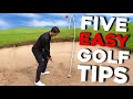 Simple golf tips from AMAZING golfer - MUST TRY!