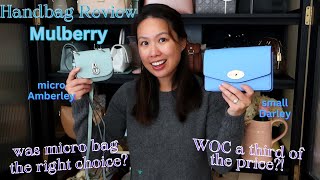 Mulberry Micro Amberley and Small Darley leather handbag review