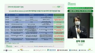 2022 녹색건축한마당 - '탄소중립 건축의 실현을 앞당기는 생태건축' 연구성과 발표회