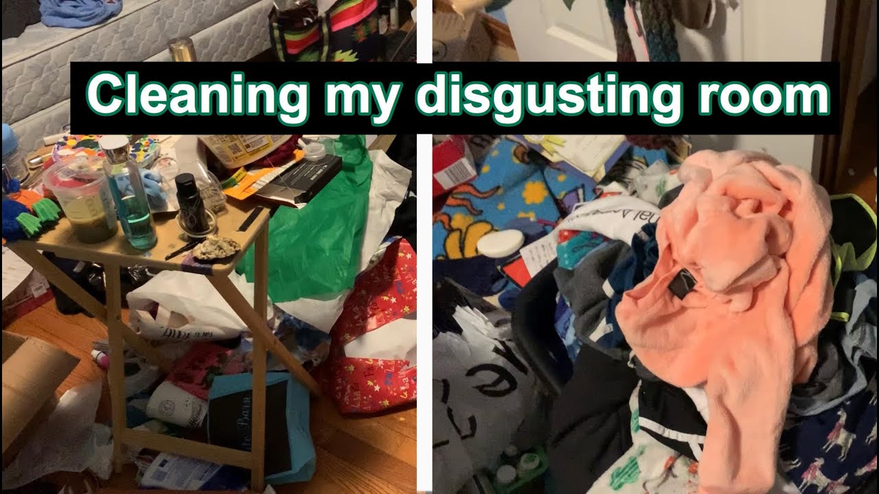 cleaning my room for the first time in a year - YouTube