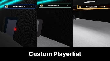 Creating a custom player list (Roblox Studio)