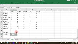 COUNT IF formula in ms excel | excel sheets | micro soft excel |URDU/HINDI screenshot 3