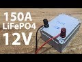 Build 150A LiFePO4 12v Battey Pack using k2 26650p cells