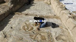 Ancient Byzantine Mosaic Found Near Jerusalem | Israel News | NewsRme