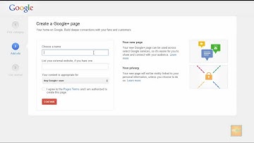 How to create a google plus fan page