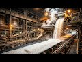 Inside a Mega Sugar Factory | How Millions of Tons of Sugar Are Made Every Year