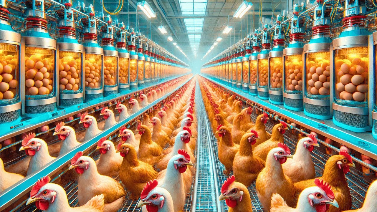 Inside The Chicken Mega Factory: Secrets of Egg Incubation & Broiler ...