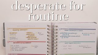 getting back to routines | september makselife setup