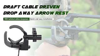 Compound Bow Draft Cable Driven DropAway Arrow Rest