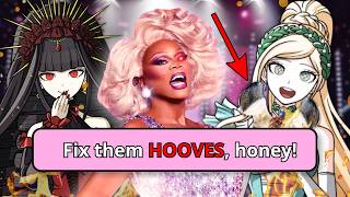 I put the FIERCEST DANGANRONPA queens in a DRAG RACE simulator