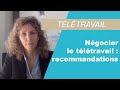 Négocier le télétravail : 10 recommandations pour réussir son accord ou sa charte