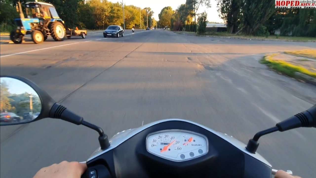 Продаю Suzuki Address V50 Fuel injection с контейнера CA42/44 купить мопед с доставкой + Тест драйв