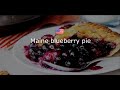 АМЕРИКАНСКАЯ КУХНЯ: Maine blueberry pie/ Мэнский пирог с голубикой