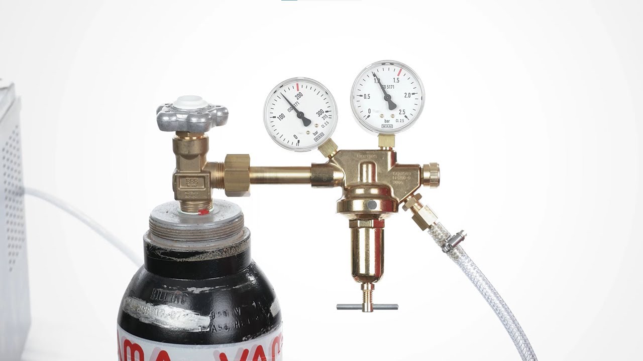 #1 Setting of the inert gas regulator for VAMA machines with modified atmosphere feature