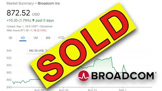 Why I Sold My Broadcom Stock: An Investor's Perspective