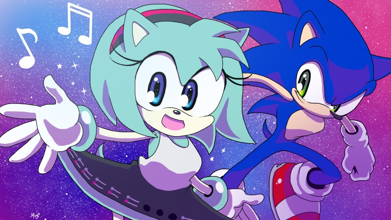 Sonic Meets Hatsune Miku Amy