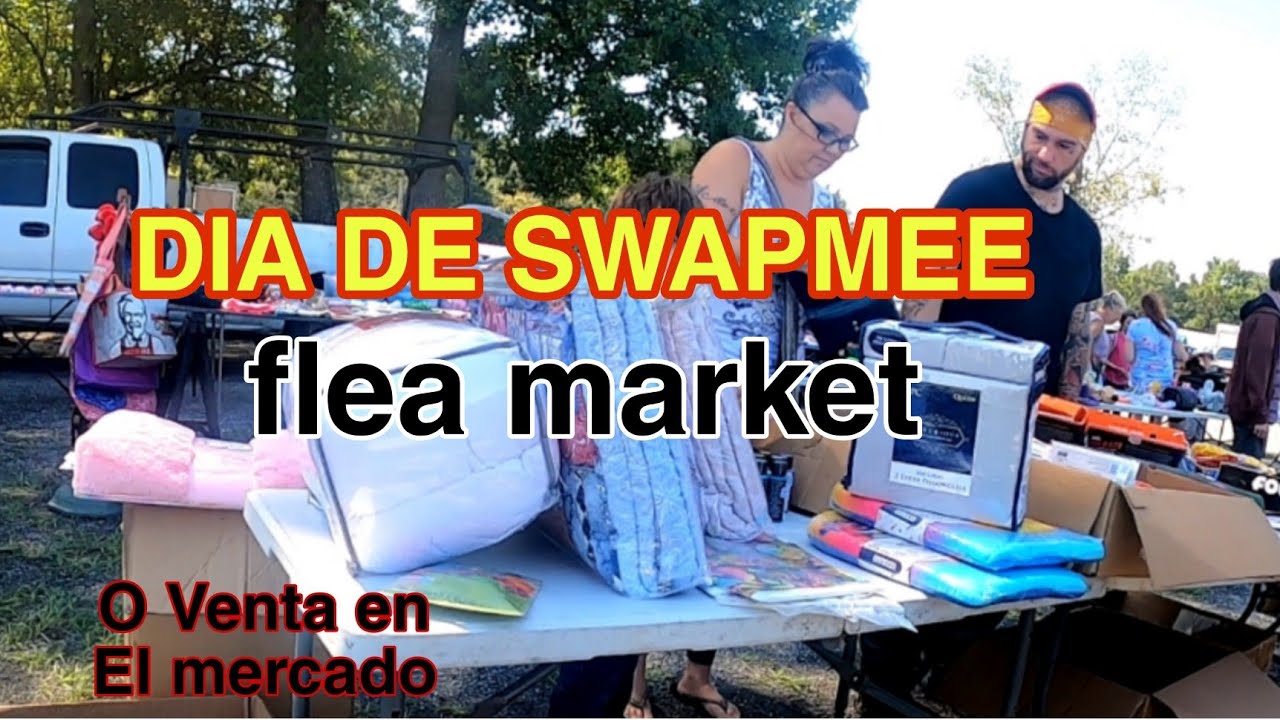 ¡¡DIA DE SWAPMEET!! 😬 flea market o Venta en El mercado de USA 🇺🇸 #dumpsterdiving #loquetiranenusa