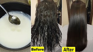 I applied👆🏼this on wet hair &amp; Results were shocking-Natural Hair Smoothening For Smooth Shiny Hair