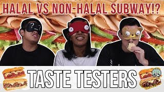 HALAL VS NON-HALAL SUBWAY | Taste Testers | EP 42
