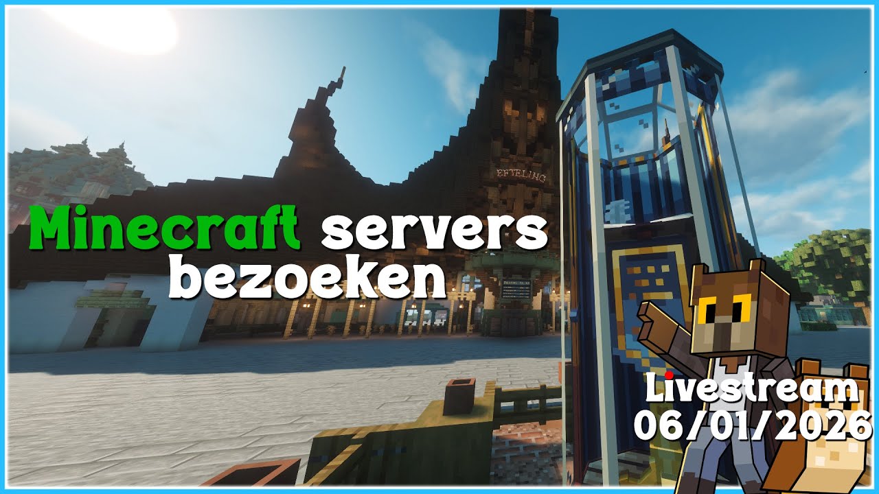 Minecraft servers bezoeken! - YouTube