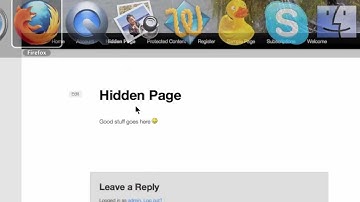 Part 3 of 6 (cont.) : "Membership Pages and Hidden ..." (WPMU DEV Membership Plugin)
