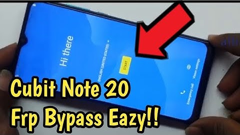 Cubot Note 20 FRP Bypass 100% Easy