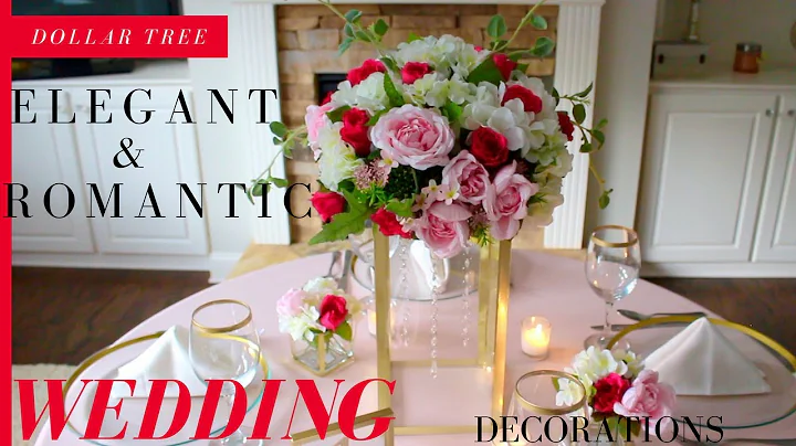 DIY Elegant & Romantic Wedding Decorations | Dollar Tree Wedding Decorations