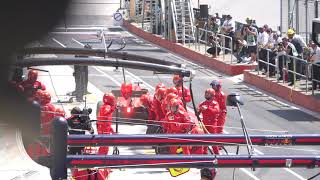 Scuderia ferrari f1 team pit stop - 2019 canadian gp