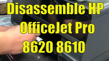 Uncasing HP OfficeJet Pro 8610 8620 - Disassemble for Repair