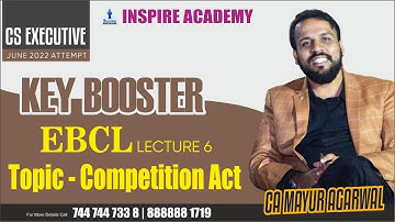 CS Executive |EBCL  June 22 and Dec 22 | Competition Act | KYE
