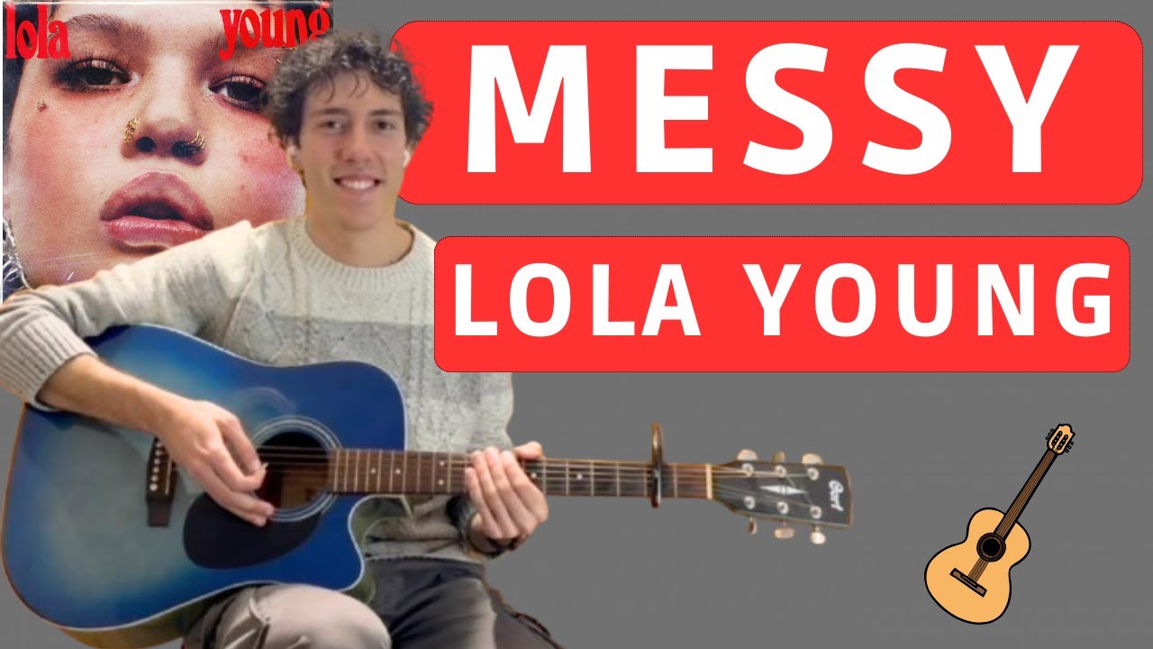 Lola Young - Messy EASY guitar cover (tabs + chords + lyrics) ๐ธ๐ถโค๏ธ Lola Young - Messy EASY guitar cover (tabs + chords + lyrics) ๐ธ๐ถโค๏ธ
