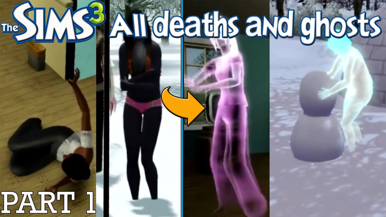 The Sims 3 All Deaths and Ghosts PART 1 (World AdventureSeasons+Stores
