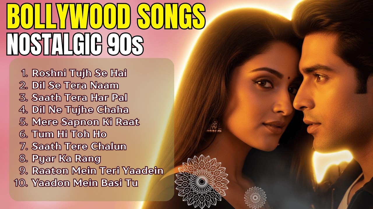 Evergreen Hindi Love Songs 90s 💖 The Soundtrack of True Bollywood Romance | Bollywood Rhyme