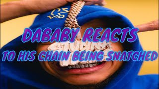 DABABY REACTS TO NORTH CAROLINA RAPPER THAT SAYS HE GOT HIS CHAIN