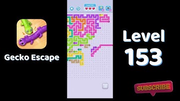 Gecko Escape Level 153 Walkthrough 🦎 | Puzzle Game Solutions & Tips | SolutionGuruji