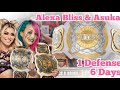 All alexa bliss  asuka wwe womens tag team championship defenses