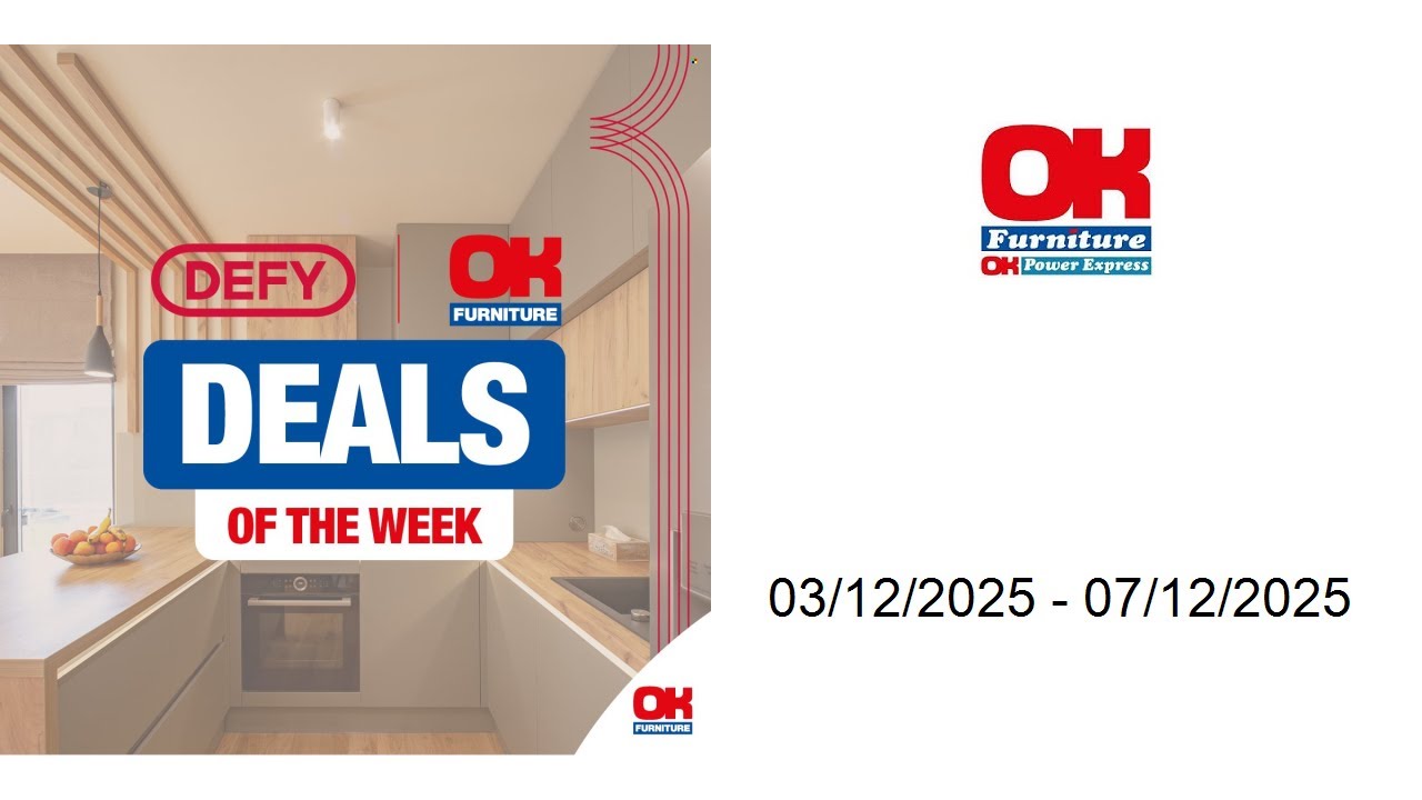 OK Furniture specials - 03/12/2025 - 07/12/2025