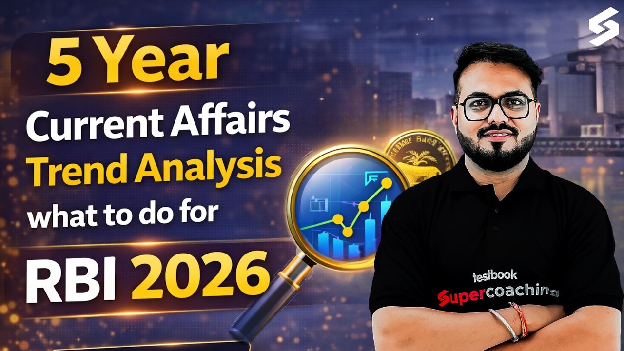 5 Years Current Affairs Trends | General Awareness Strategy for RBI Grade B 2026 by Pushpak Sir
