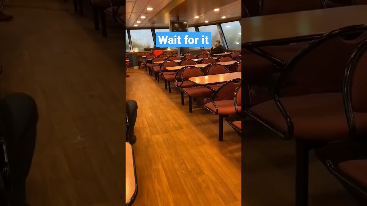 Waves Slam Into Commuter Ferry, Break Windows