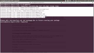 ROS Creating a package